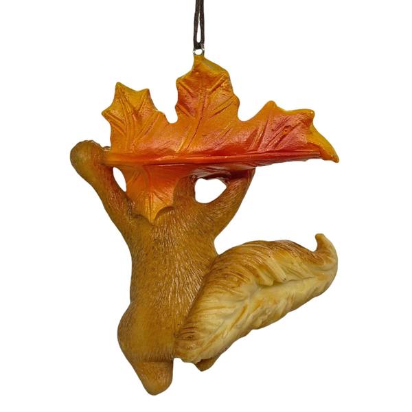 Farmwood Hanging Autumnal Squirrel Christmas Tree Decoration