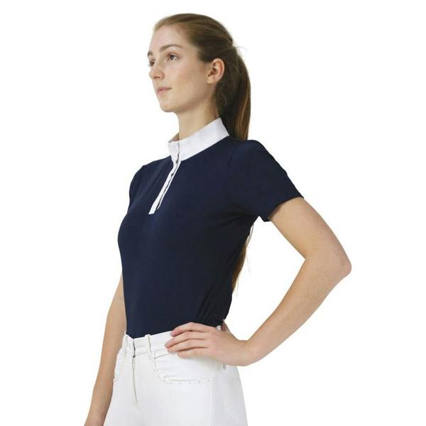 HyFASHION Womens/Ladies Suki Show Shirt - Navy - 