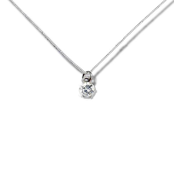 Aye Do Gifts 30th Birthday Necklace Gift Box, Silver Cubic Zirconia & Chocolates