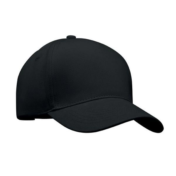 MidOcean Singa 5 Panel Baseball Cap - Black - 