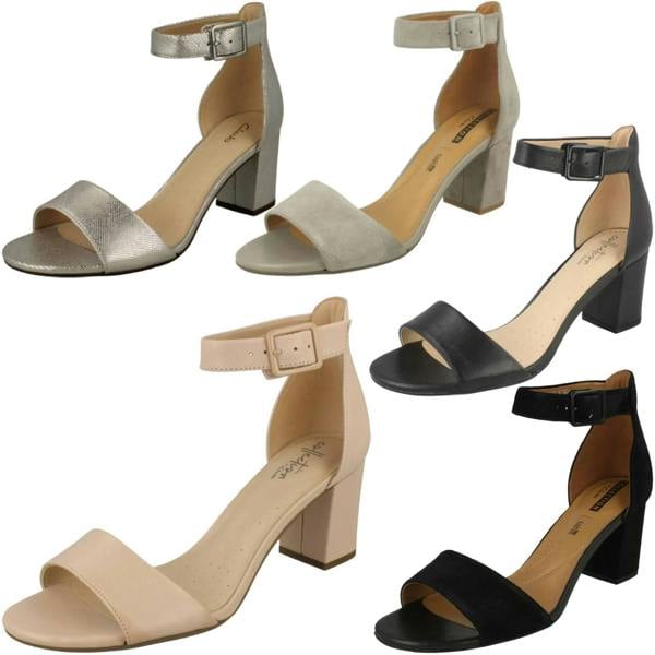 Clarks Ladies Clarks Heeled Sandals Deva Mae