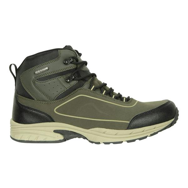 Mountain Warehouse Mens Ramble Softshell Waterproof Boots - Khaki Green - 