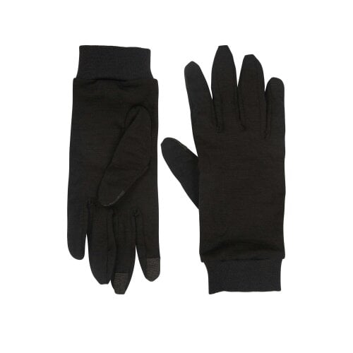 Mountain Warehouse Womens/Ladies Silk Gloves - Black