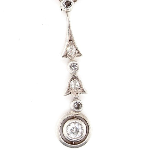 Vintage Tom A pretty Edwardian diamond pendant