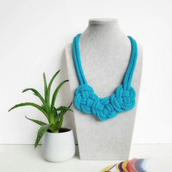 Turquoise Poppy Necklace