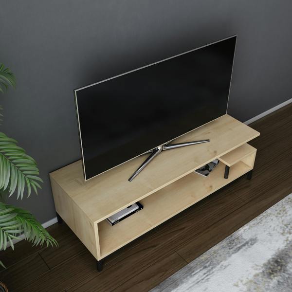 Decorotika Reilly Modern Tv Stand TV Cabinet for TV's up to 55"