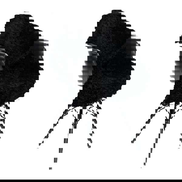 New Zealand Sheepskin | Short Curly Wool | Rug 90 cm Black