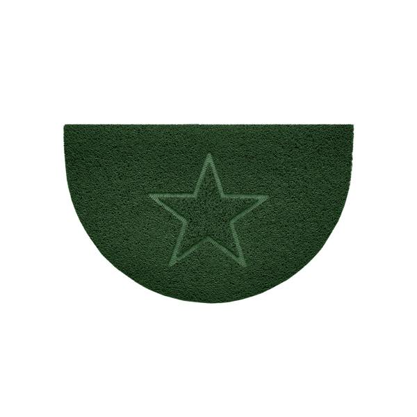 Nicoman Star Embossed Halfmoon Indoor/Sheltered Outdoor Spaghetti Doormat