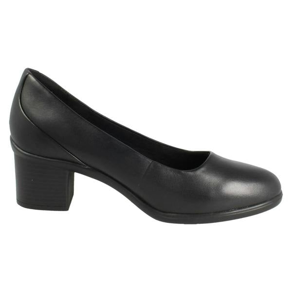 Clarks Ladies Clarks Court Shoes - Shaya Poppy