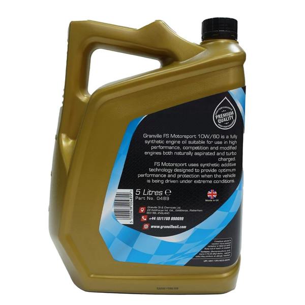 Granville FS Motor Sport 10W60 Engine Oil 5L Fully Synthetic