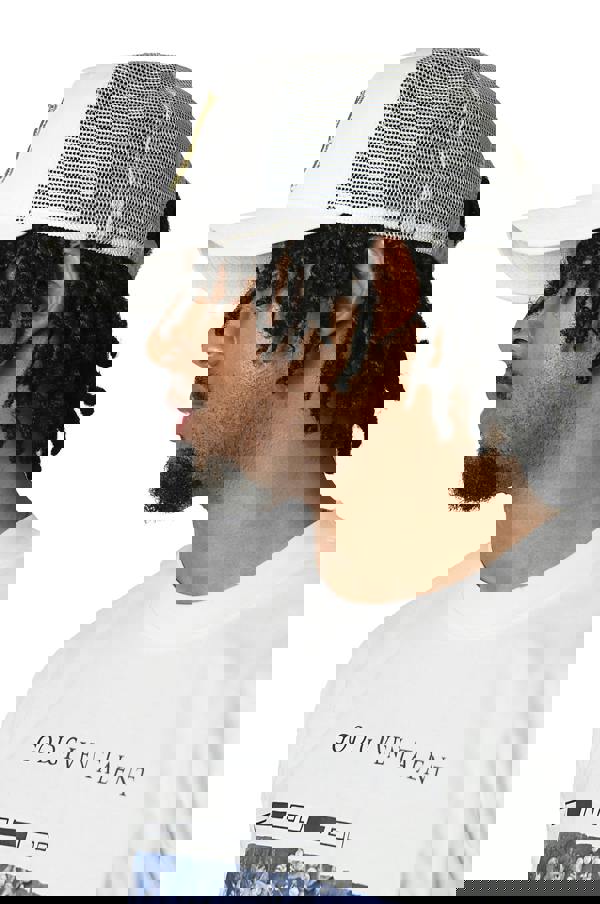 God Given Talent GGT Gold Logo Snow White Mesh Snapback