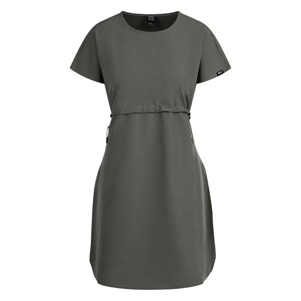 Trespass Women's Lidia Round Neck Cotton Dress - Herb