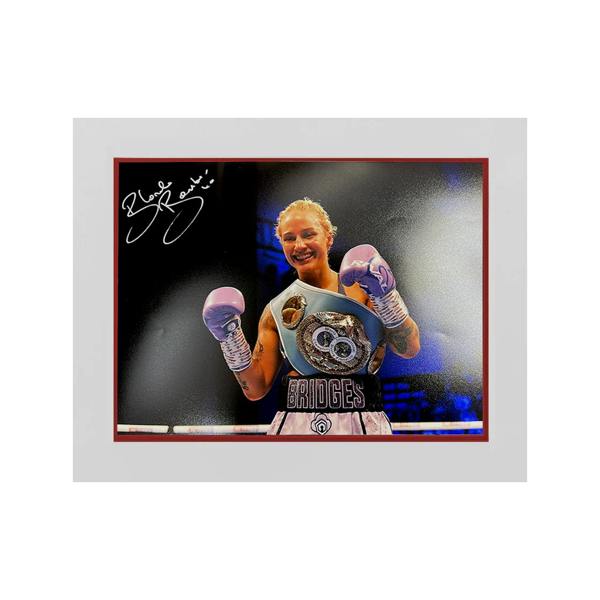 Ebanie Bridges Signed 16x12 Image Deluxe Mount