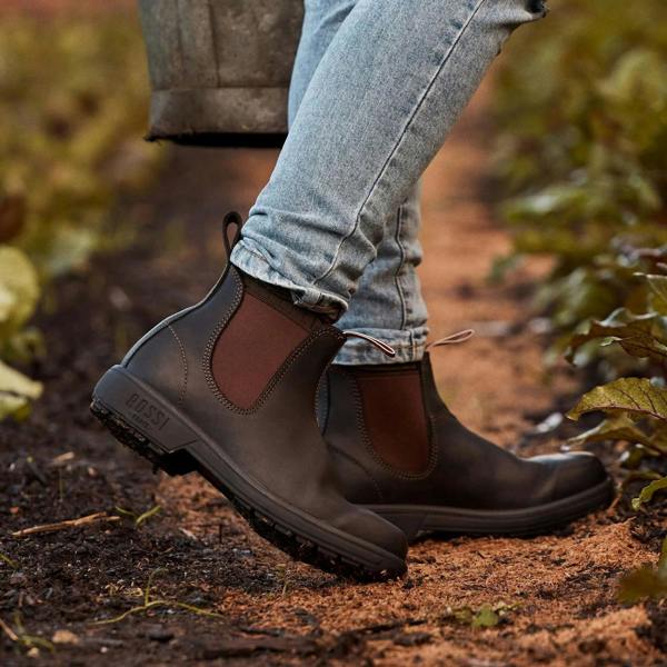 Rossi Boots Rossi 303 Endura Brown Leather Chelsea Boots