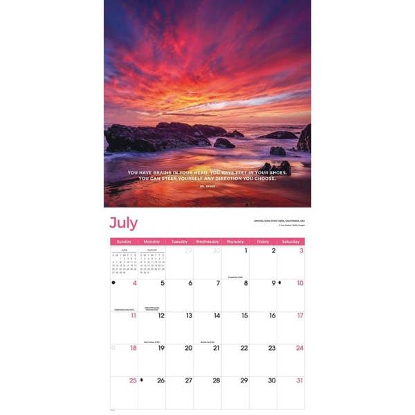Motivation Calendar 2027, Wall Calendars, Month To View, Lifestyle, Gift