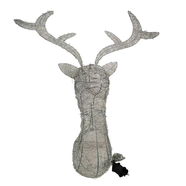 Samuel Alexander 75cm LED Wall Mounted Stag Christmas Decoration in Warm White