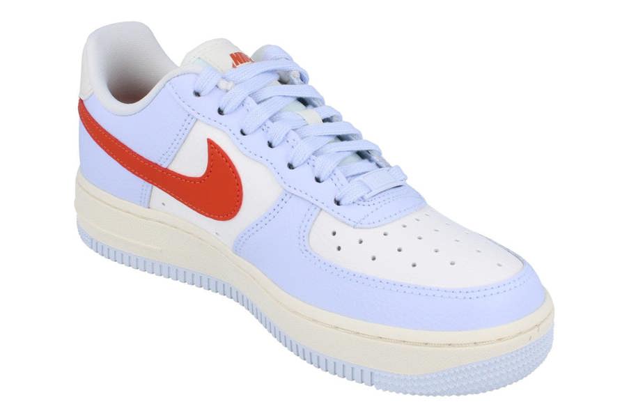 Nike Air Force 1 07 Womens Trainers Hv0843  085 - Football Grey Vintage Coral 085 - Photo 3