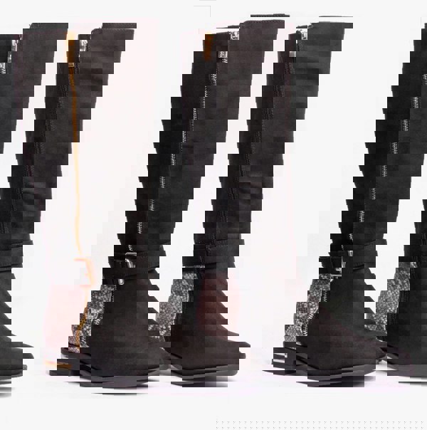 Lotus HARPER Womens Boots Black Microfibre/Snake