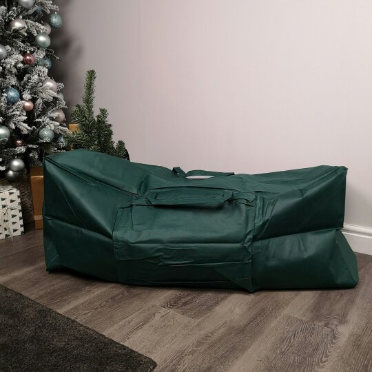 Samuel Alexander 1.2m Green Christmas Tree Storage Bag with Zip and Carry Handle