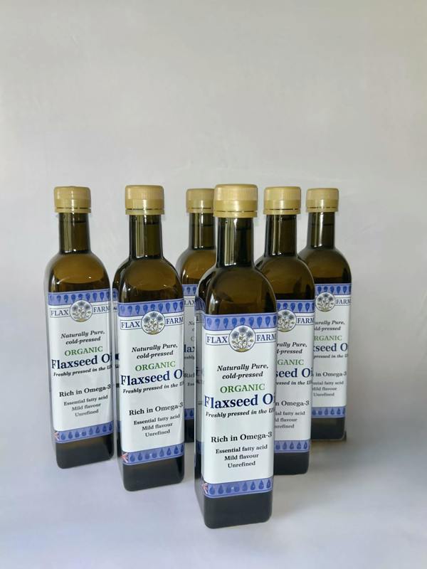 Flax Farm Cold pressed Flaxseed Oil 6 x 500ml pack