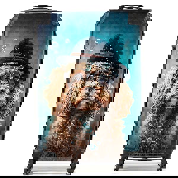 Warren Reed Cavapoo Dog Splashart Suitcase