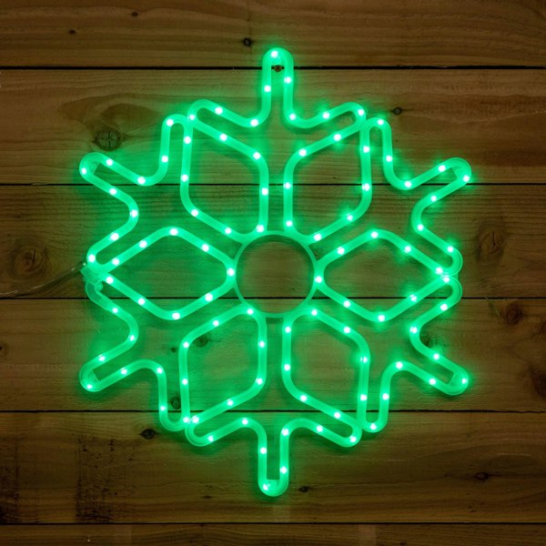 Samuel Alexander 57cm RGB Digital Light up Christmas Snowflake with Remote Control & Timer Function