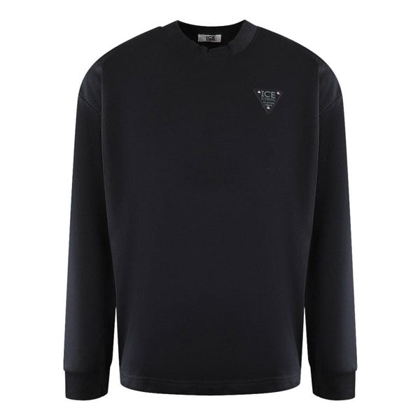 Ice Iceberg S1M-E03163419000 Black Crewneck Jumper Mens M