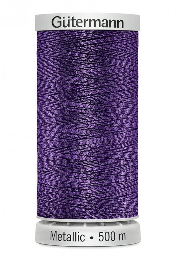 Gutermann Sulky Metallic Embroidery Thread 500m Polyamide, Polyester Thread Suitable For Embroidery