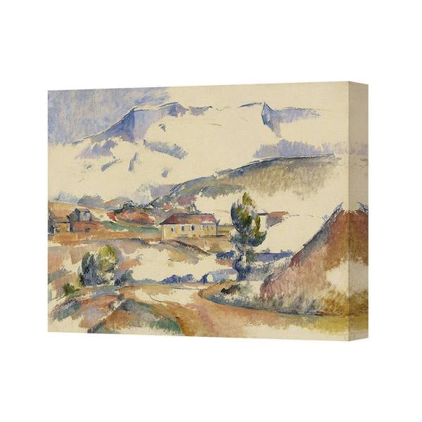 Benjamin Tate Design Landscape Canvas Painting Mountain Village Scene Wall Decor