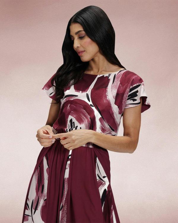 HotSquash Pleated Midi Dress
