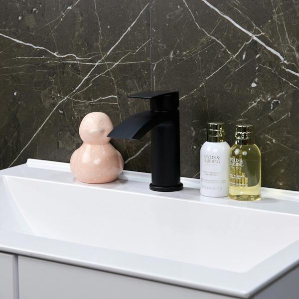 Flode Falun | Mono Basin Mixer Tap | Matt Black