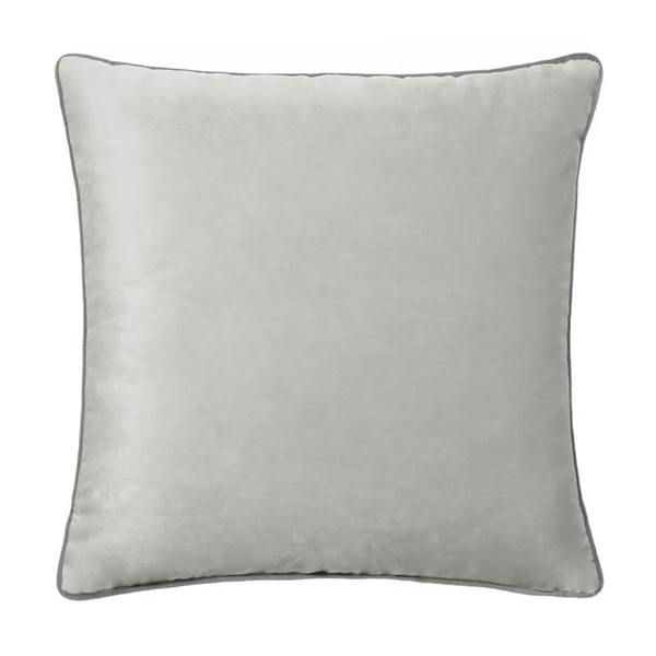 Furn Meridian Velvet Cushion Cover - Dove/Charcoal - 