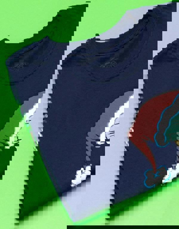 SpongeBob SquarePants Mens Blue Squidward Short Sleeved T-Shirt