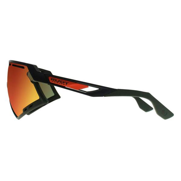 Rudy Project Sunglasses Defender SP524006 0020 Matte Black Olive Orange Stripes MLS Orange