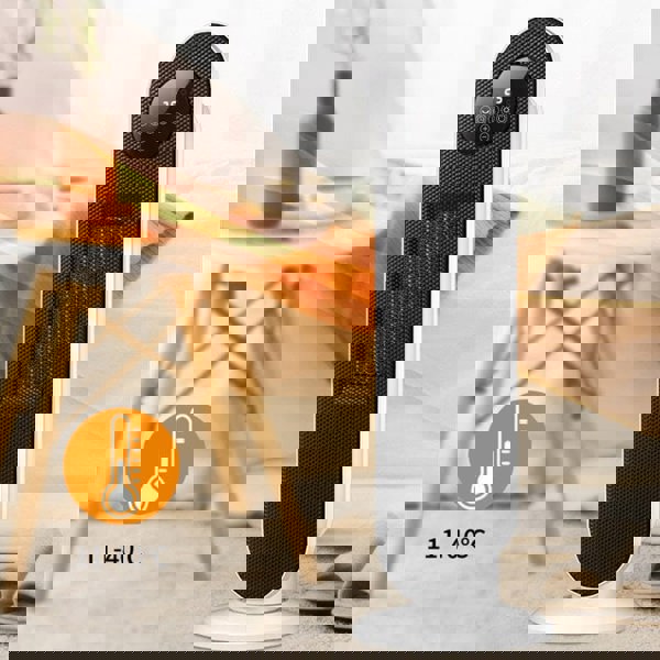 2ft H White Digital PTC Ceramic Heater with Remote Control Freestanding Patio Heaters Living and Home