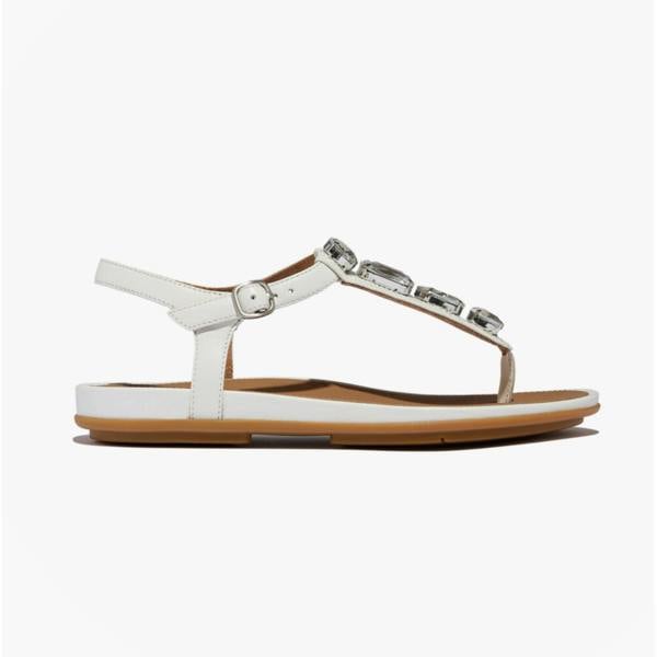 FitFlop FitFlop GRACIE ULTRA Womens Ankle Strap Sandals Urban White