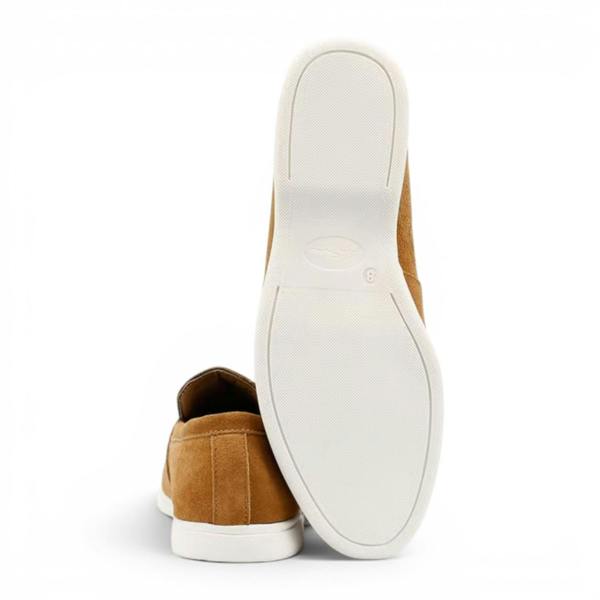 Ben Sherman Men's Tan Suede Leather Loafer Shoes - Amarillo