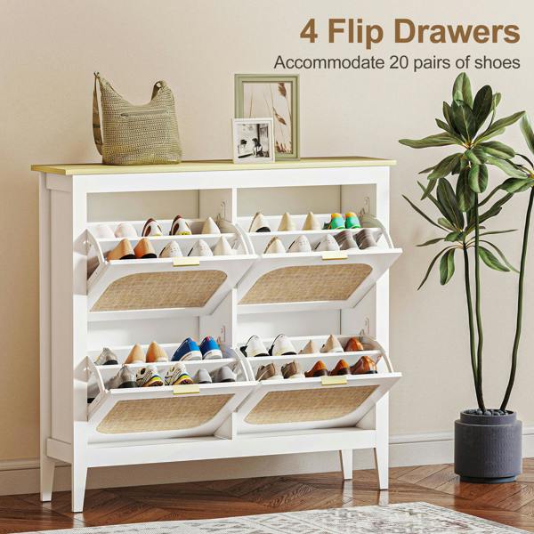 Flip-down Shoe Cabinet