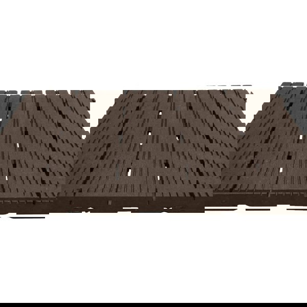 Oseasons Cosmpolitan (Pack of 10) ECO Interlocking 30x30cm Decking Tiles in Coffee