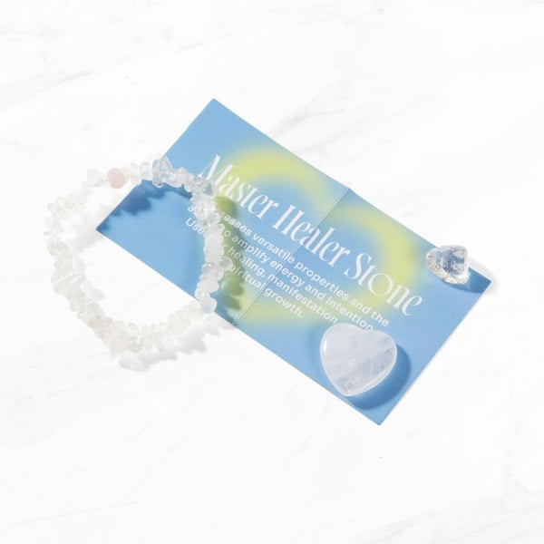 Myga Stone Pouch Collection: Set of 3 Sacred Treasures - Choice Of 3 Crystals