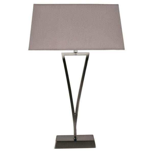 Pagazzi Lighting Lizzie Chrome & Mocha Touch Table Lamp