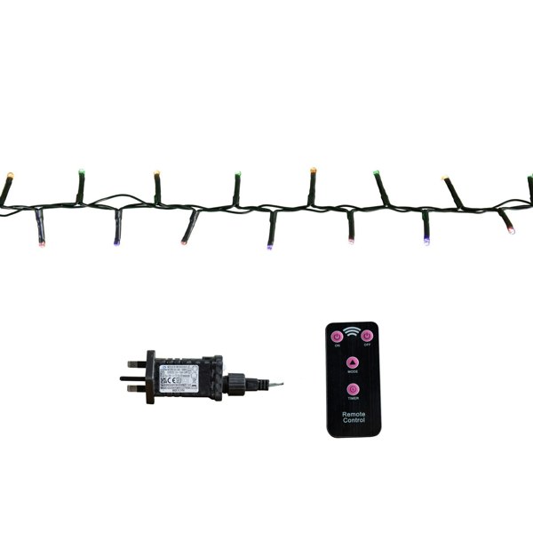 Samuel Alexander 15.5m 600 LED Colour Changing Christmas String Lights in White to Multi-Colour