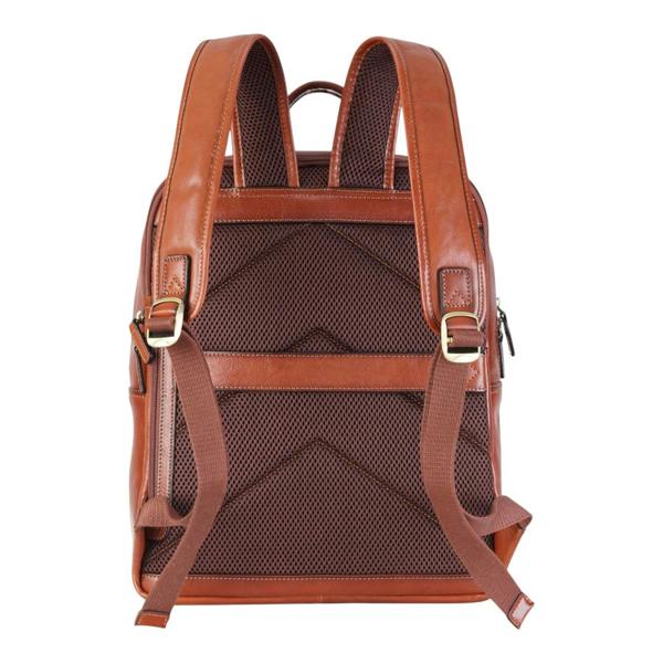 Infinity Leather Genuine Leather Vintage Laptop Backpack Travel Bag - Cove