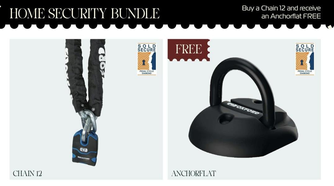 Home Security Bundle Buy and Oxford Chain12 and Receive a Free AnchorFlat