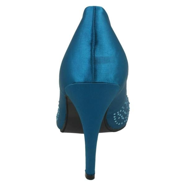 Anne Michelle Ladies Anne Michelle Diamante Court Shoes