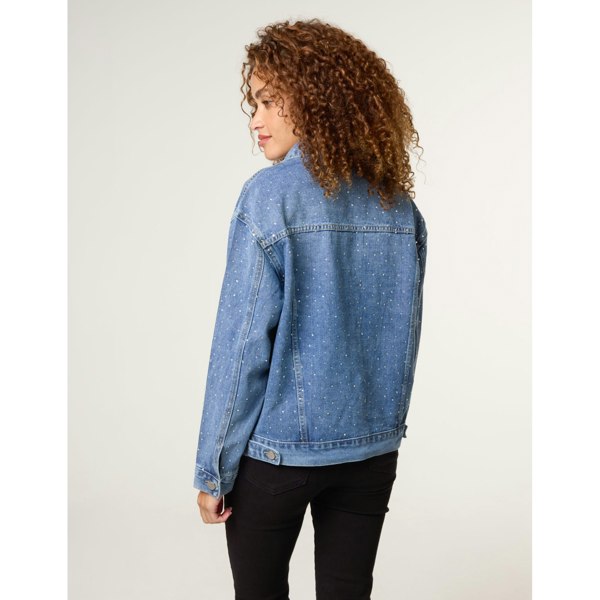 Blue Vanilla Embellished Denim Jacket