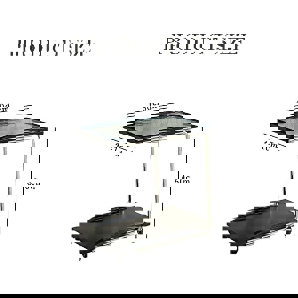 Demetrius Side Table, Black-Weilai Concept-Weilai Concept