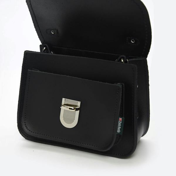 Zatchels Luna Leather Bag - Black - In Stock & Ready to Ship