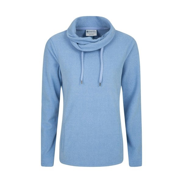 Mountain Warehouse Women's Hebridean Cowl Neck Fleece Top - Pale Blue