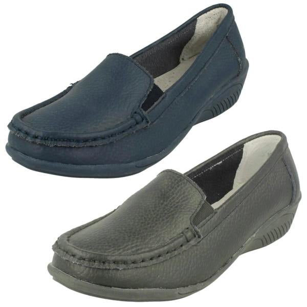 Eaze Ladies Eaze Low Wedge Casual Shoes